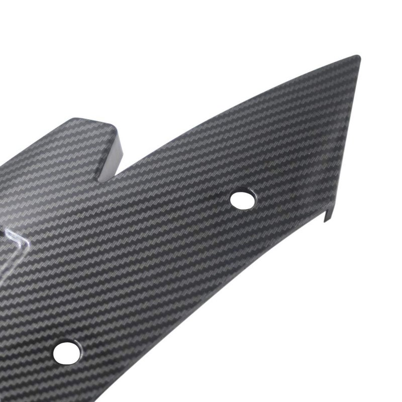 idain 2PCS Universal Rear Bumper Lip Diffuser Splitter Canard Protector Front Bumper Lip Body Kit Front Bumper Side Skirt Spoiler Splitter (Carbon Fiber) - Image 2